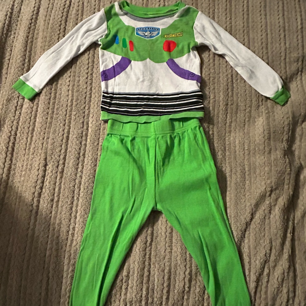 Vintage Toy Story Buzz Lightyear Pajama Set